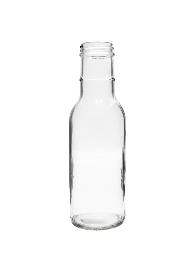 Botella Transparente Aderezo Vidrio 355 ml