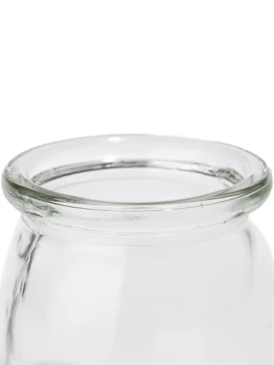 Frasco Transparente Pudding Vidrio 200 ml Corcho