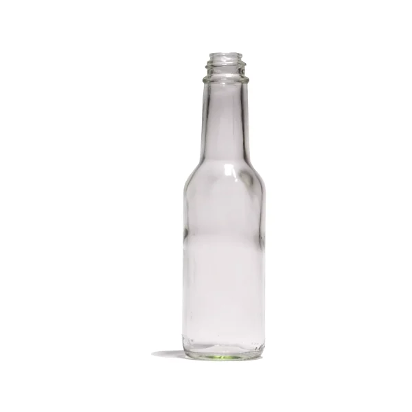 Botella Transparente Salsero Vidrio 165 ml