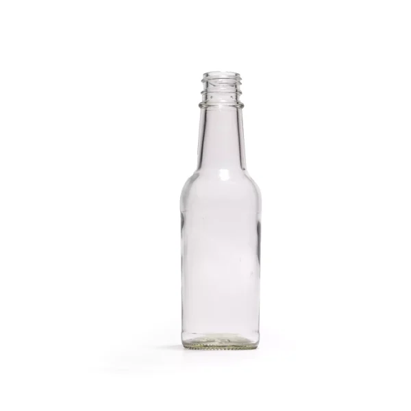 Botella Transparente Tequilera Vidrio 200 ml