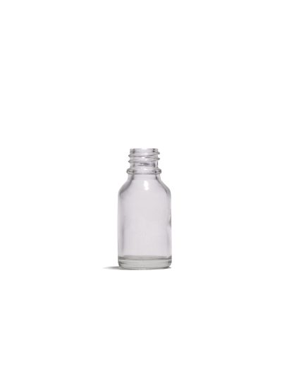 Botella Transparente Gotero Vidrio 15 ml